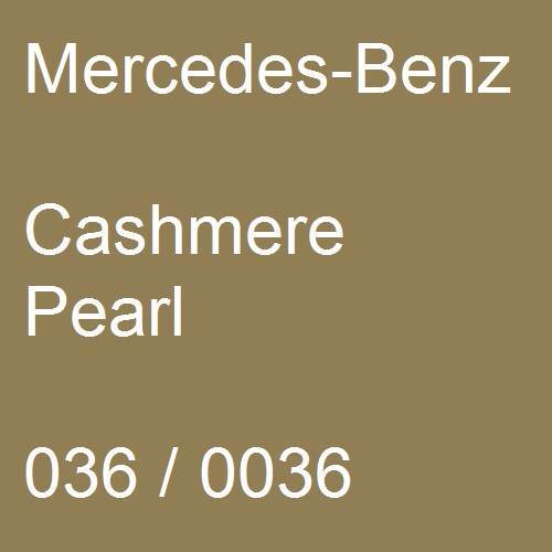 Mercedes-Benz, Cashmere Pearl, 036 / 0036.